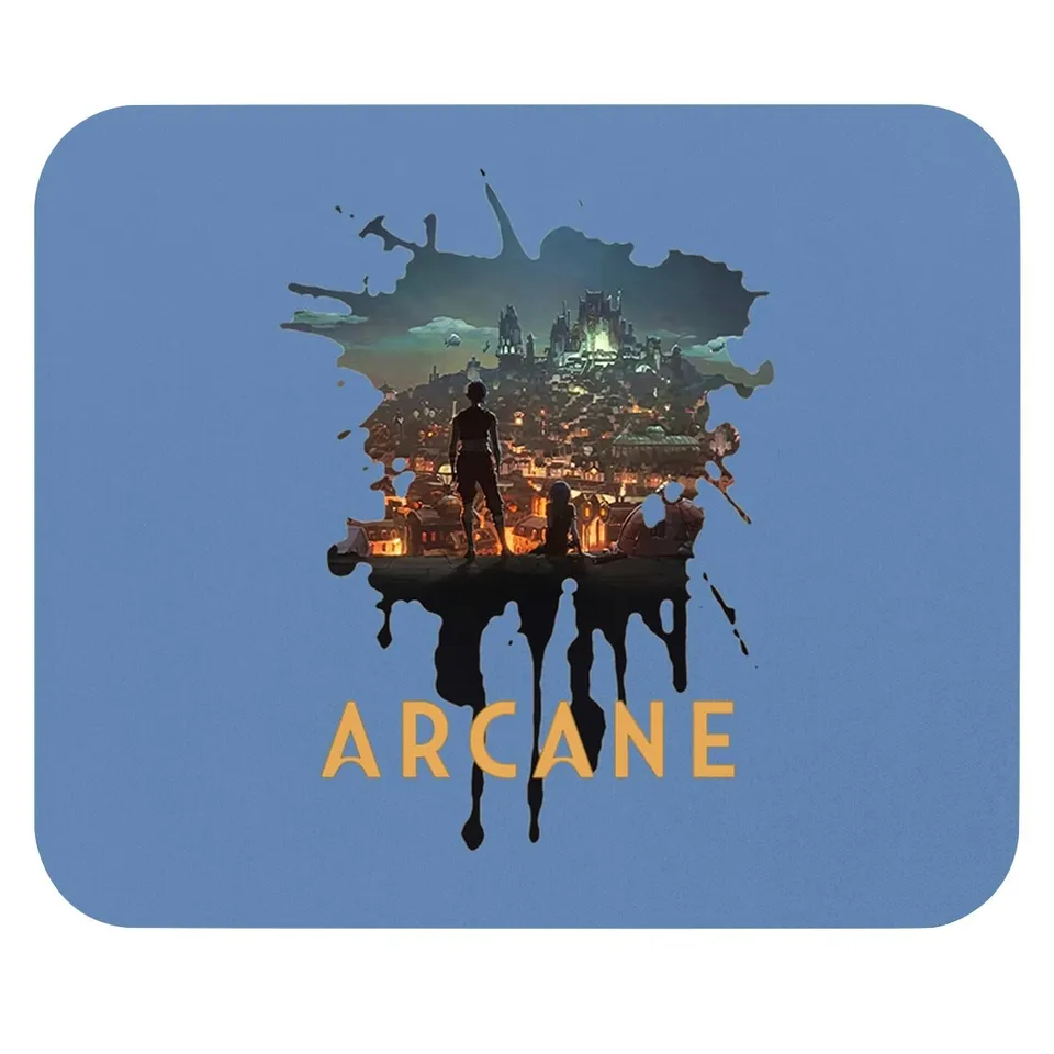 Tapis de souris Arcane Splats Essential pour Carolina Blue — Tapis de souris et sous-mains