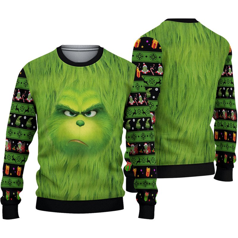 Chandail à Capuchon Grinch pour Enfants — Sweats à capuche pour hommes