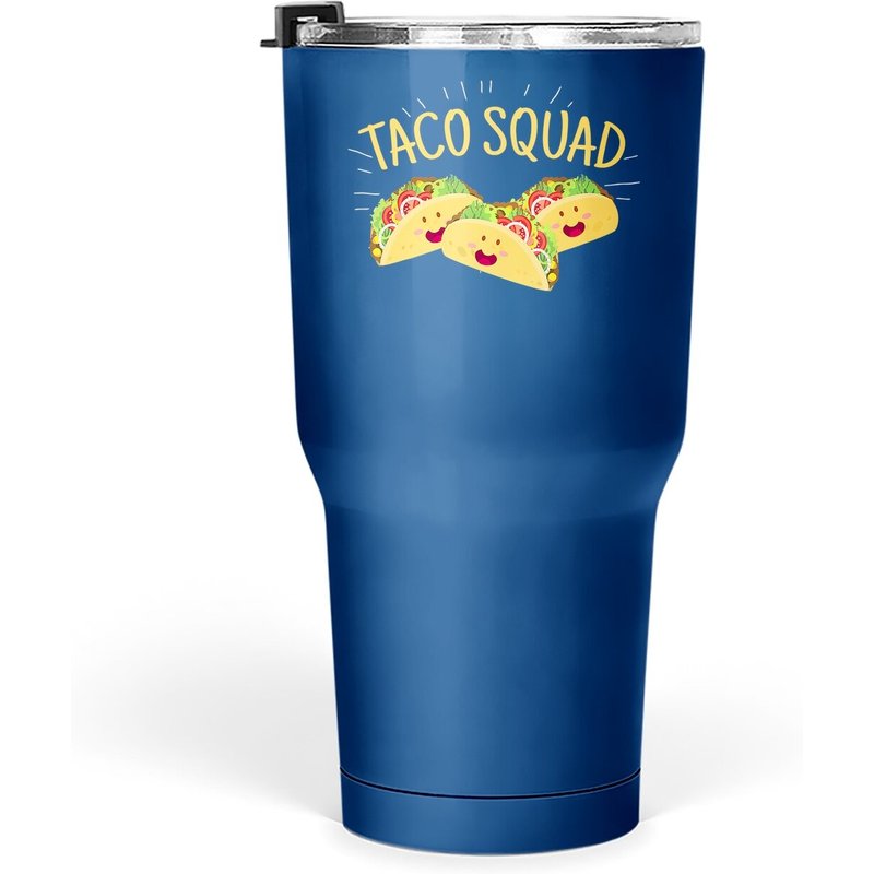 Tasse Funny Taco Squad 30 Oz pour les Amateurs de Cuisine Mexicaine — Tasses et gobelets