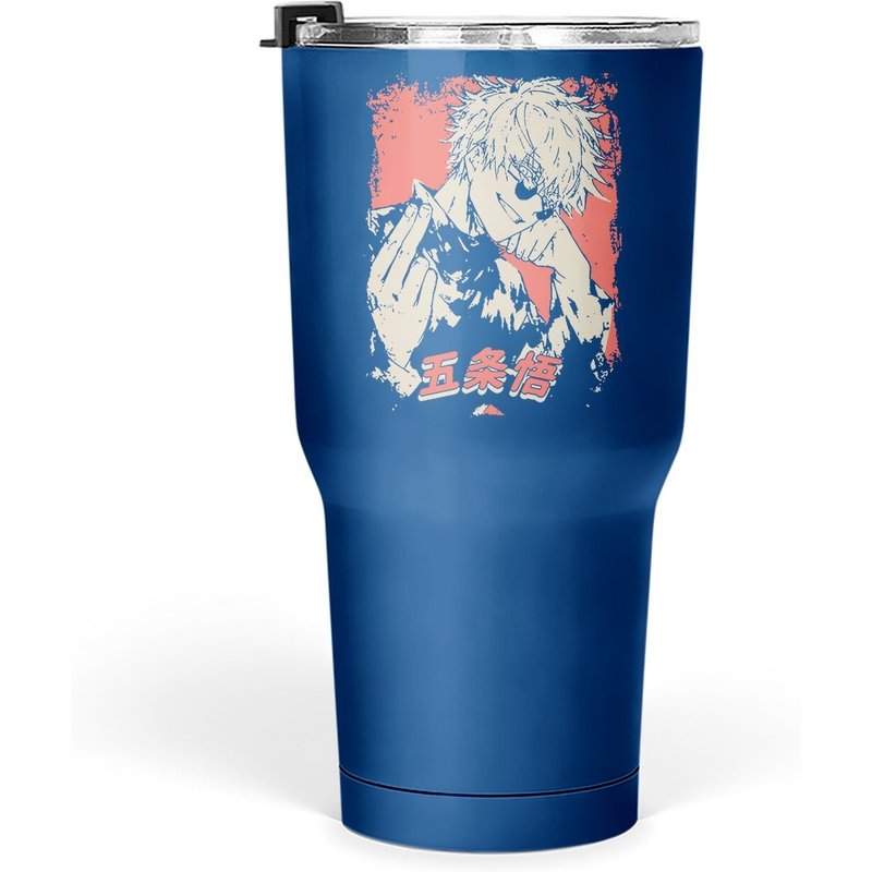 Jujutsu Kaisen Gojo Satoru Vintage Tumbler 30 Oz — Mugs & Tumblers