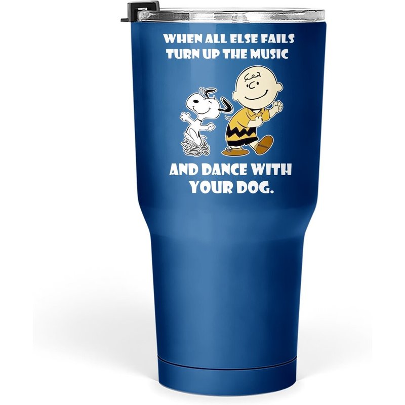 Tasse Snoopy 30 Oz - Montez le Son et Dansez Avec Votre Chien — Tasses et gobelets