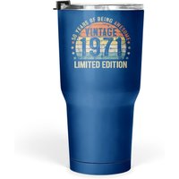 50th Birthday Vintage 1971 Limited Edition Tumbler 30 Oz — Mugs & Tumblers