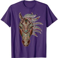 Horse T-shirt for Men in Black