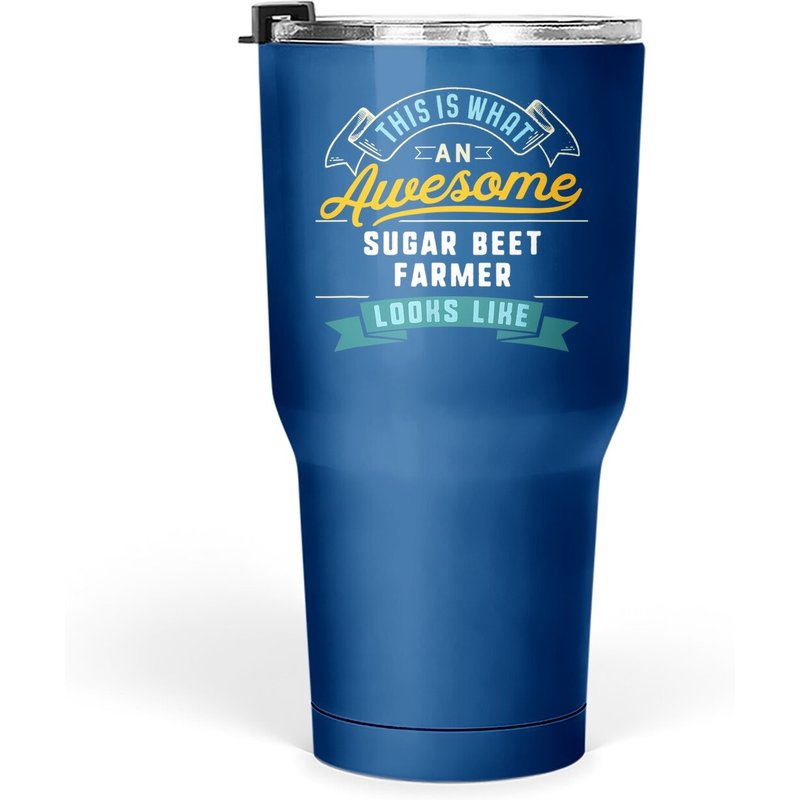 Sugar Beet Farmer Tumbler 30 Oz Stainless Steel — Mugs & Tumblers