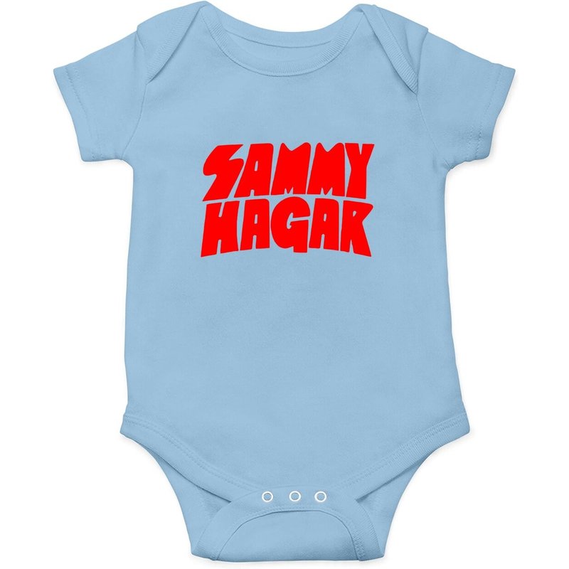 Katrina M Vaughn Samm Body à Manches Courtes - Logo Sammy Hagar — Bodys bébé