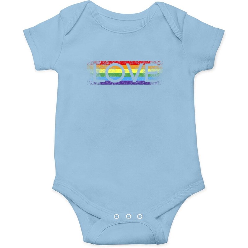 Bodysuit Bébé Amour Arc-en-ciel Fierté Gay — Bodys bébé