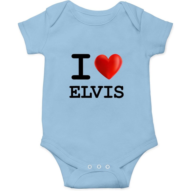 Body I Love Elvis Heart Name — Bodys bébé