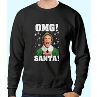 Sweatshirt de Noël OMG Santa Buddy Elf pour Unisexe — Sweats à capuche pour hommes