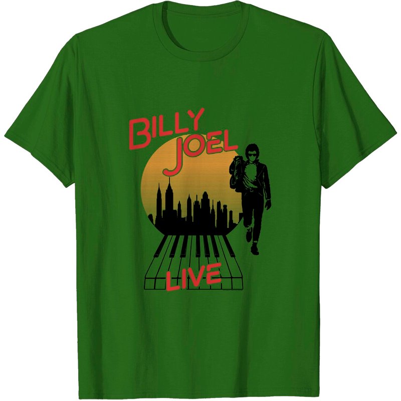 T-shirt Billy Joel - Live In The City pour hommes — T-shirts pour hommes
