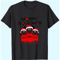 T-shirts de Noël Merry Squidmas pour hommes