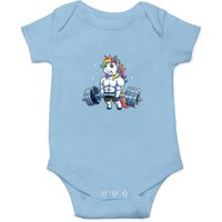 Unicorn Weightlifting Onesie pour bébé - Deadlift Fitness Gym