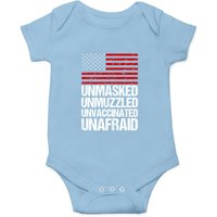 Body Unmasked Unmuzzled Unvaccinated Unafraid Flag America