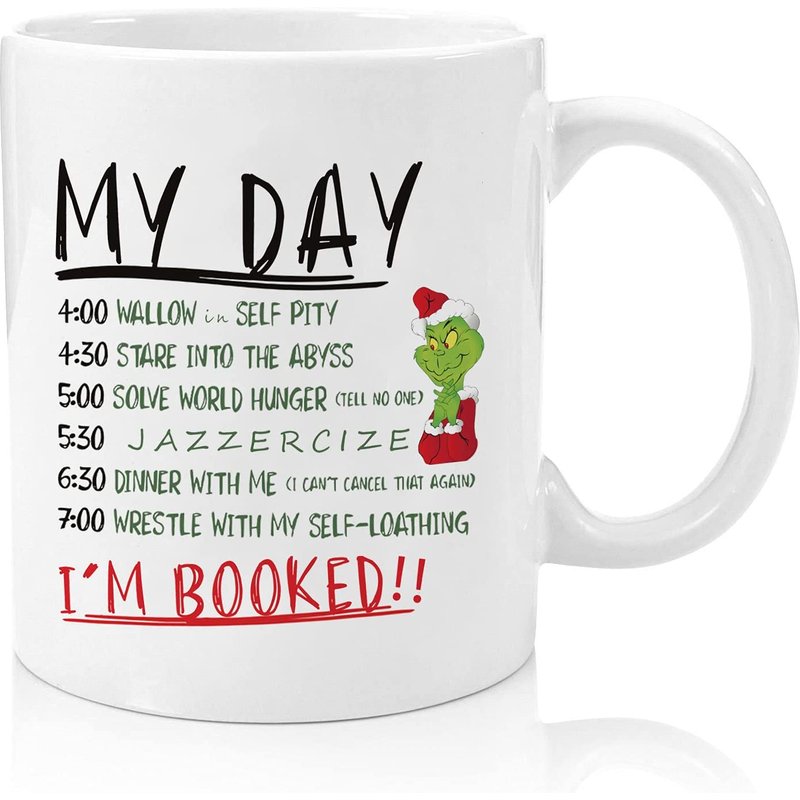Mug de Noël Grinch My Day List — Tasses et gobelets