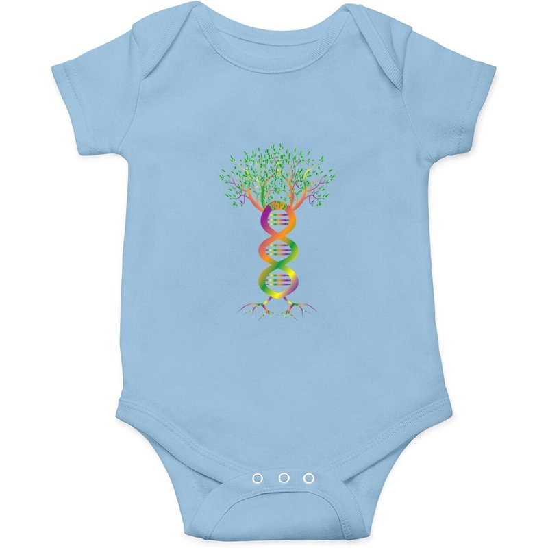 Body Génétique Arbre de Vie Science ADN Biologie Couleurs — Bodys bébé