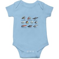 Body Vintage Mouches de Pêche en Couleur