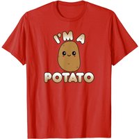 T-shirt pour hommes Costume de Pomme de Terre Amusant en Style Kawaii
