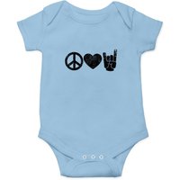 Body Bébé Peace Love Rock And Roll