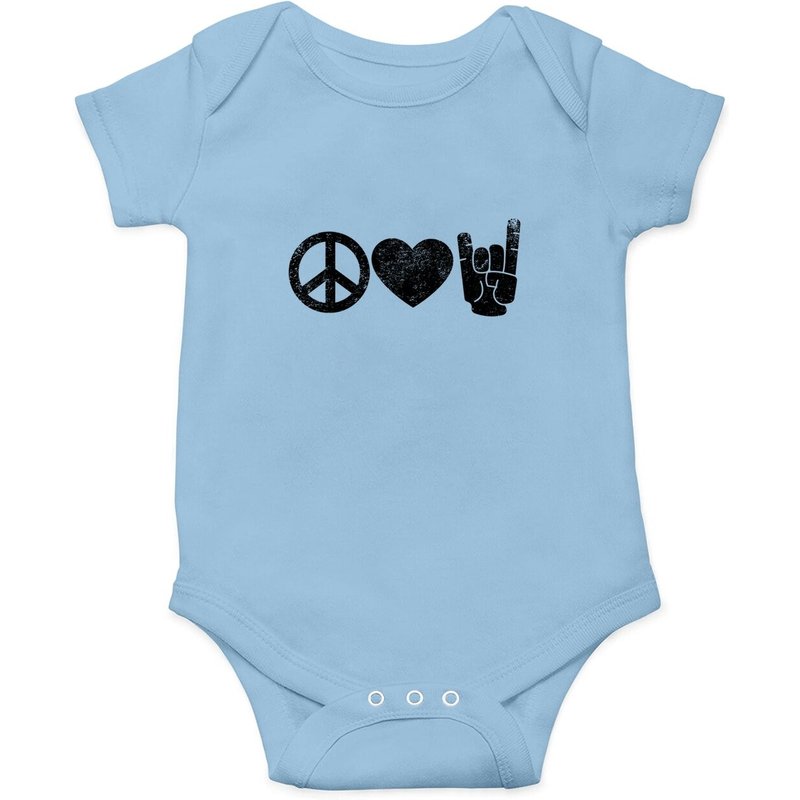 Body Bébé Peace Love Rock And Roll — Bodys bébé