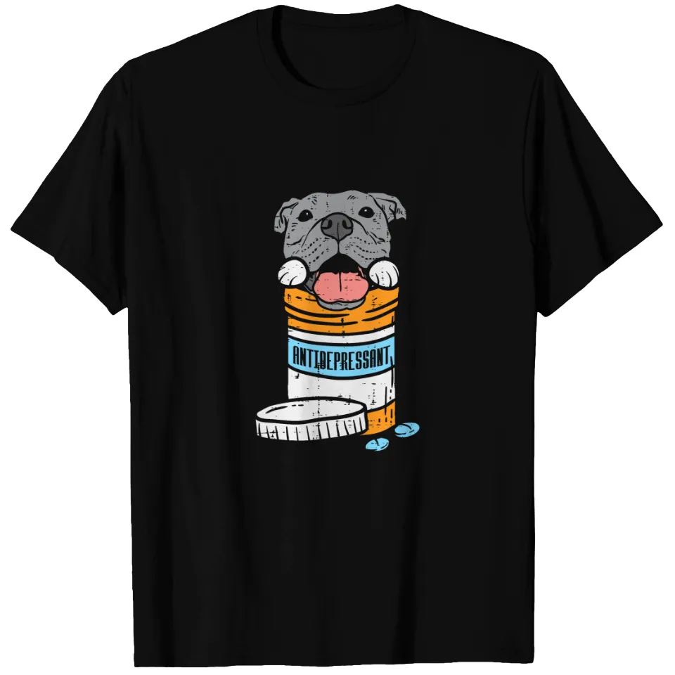 T-shirt drôle pour amoureux de chiens Pitbull pour hommes — T-shirts pour hommes