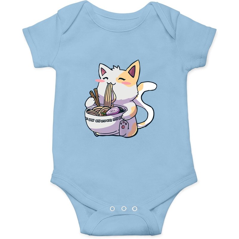 Racat Kawaii Anime Onesie pour bébés — Bodys bébé