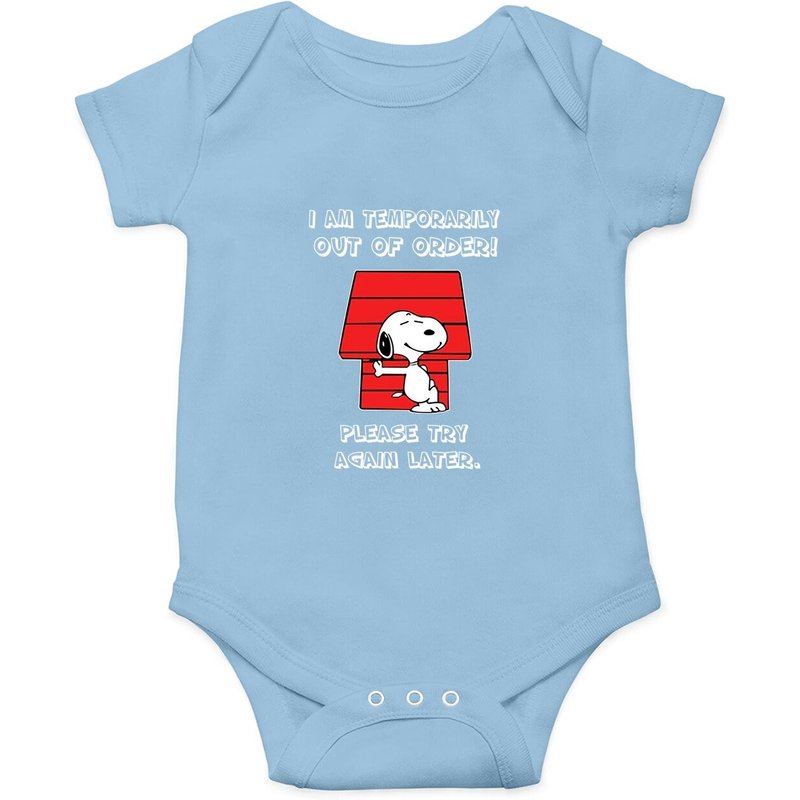 Snoopy Onesie - Je suis temporairement hors service — Bodys bébé