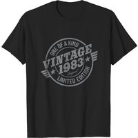 T-shirt pour hommes 40 ans Amateur de voitures classiques 1983