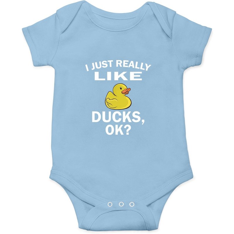 J'aime vraiment les canards Ok Body pour amoureux des canards — Bodys bébé