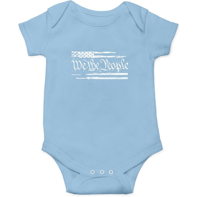 We The People United States Constitution Pro-America Onesie — Bodys bébé