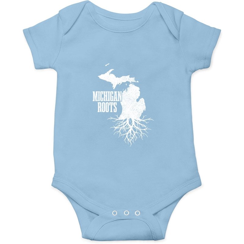 Body Michigan Roots Vintage Pride Carte de l'État — Bodys bébé