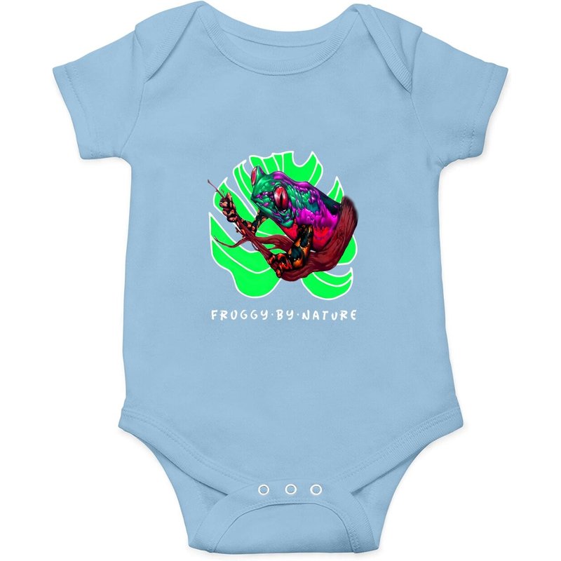 Froggy Costa Rica Poison Dart Frog Jungle Amphibian Onesie — Baby Onesies