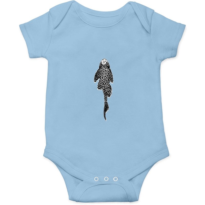 Body pour bébé avec motif de poisson suceur Common Plecostomus — Bodys bébé