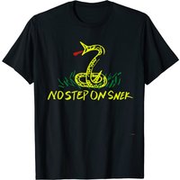 T-shirt No Step On Snek pour hommes en noir