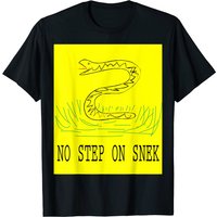 T-shirt pour hommes No Step On Snek en noir