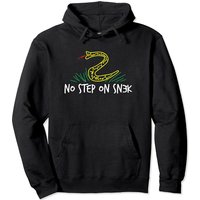 Hoodie Unisexe No Step On Snek en Noir