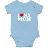 I Love My Mom Baby Onesie