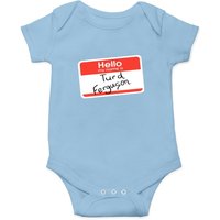 Hello My Name Is Turd Ferguson Baby Onesie