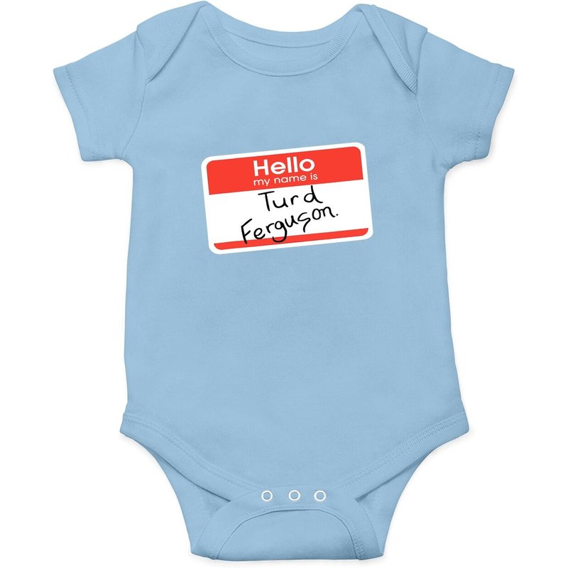 Mon Nom Est Turd Ferguson Grenouillère pour Bébé — Bodys bébé