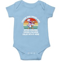 Chicken Wing Chicken Wing Hotdog Et Bologna Onesie Amusant — Bodys bébé