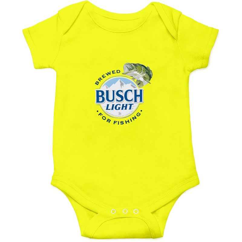 Body Busch Light Brewed For Fishing Couleur Bleue — Bodys bébé