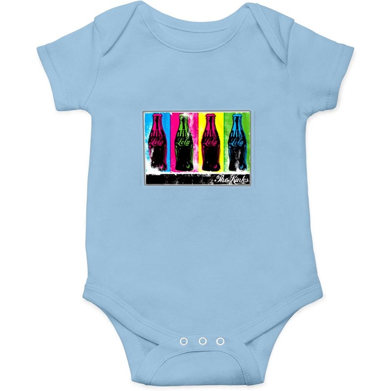 Body essentiel The Kinks Band Lola en orange vintage — Bodys bébé