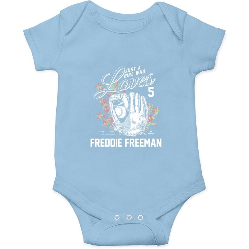 Just A Girl Who Loves Freddie Freeman Combinaison pour Bébé — Bodys bébé