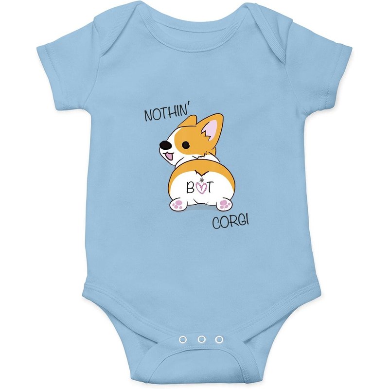 Corgi Butt - Grenouillère pour amoureux des chiens — Bodys bébé