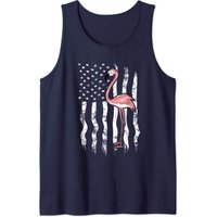 Débardeurs en cartoon avec drapeau américain pour hommes — T-shirts pour hommes
