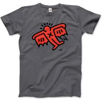 T-shirt Keith Haring Icône du Diable Volant, Art de Rue 1990 pour Hommes — T-shirts pour hommes