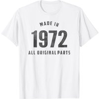 T-shirt Vintage Fabriqué en 1972 Toutes Pièces Originales pour Hommes — T-shirts pour hommes