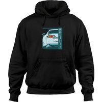 Hoodie Distressed Pure Speed Kanji JDM Street Race — Sweats à capuche pour hommes
