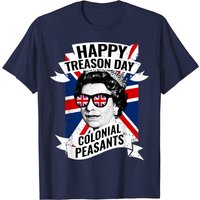 T-shirt Joyeuse Journée de Trahison Reine Elizabeth 4 Juillet pour Hommes
