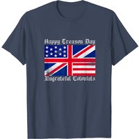 T-shirt Vintage Jour de Trahison Heureux Colonisateurs Ingrats pour Hommes — T-shirts pour hommes