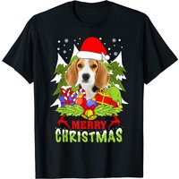 T-shirt pour hommes Beagle Noël Amoureux des Chiens