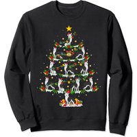 Sweatshirt pour les amoureux des Huskies à thème de Noël